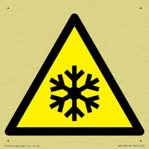 W010 Warning: Low temperature/freezing conditions